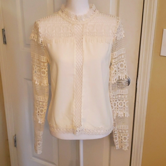Romeo & Juliet Couture Tops - Romeo and Juliet Couture Eyelet Top